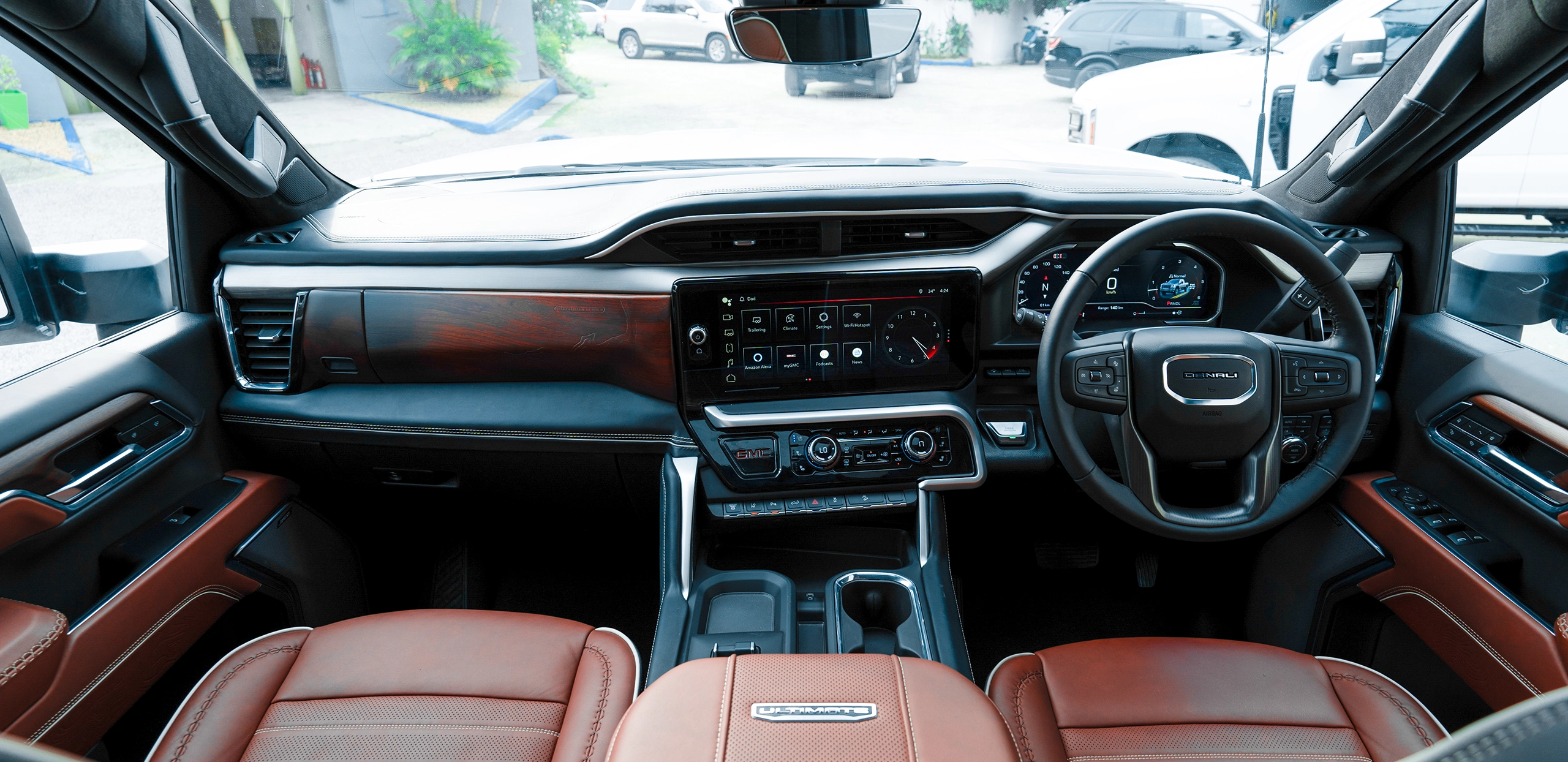 GMC Sierra 2500HD Denali Ultimate trim dashboard converted to right hand drive by Autogroup international